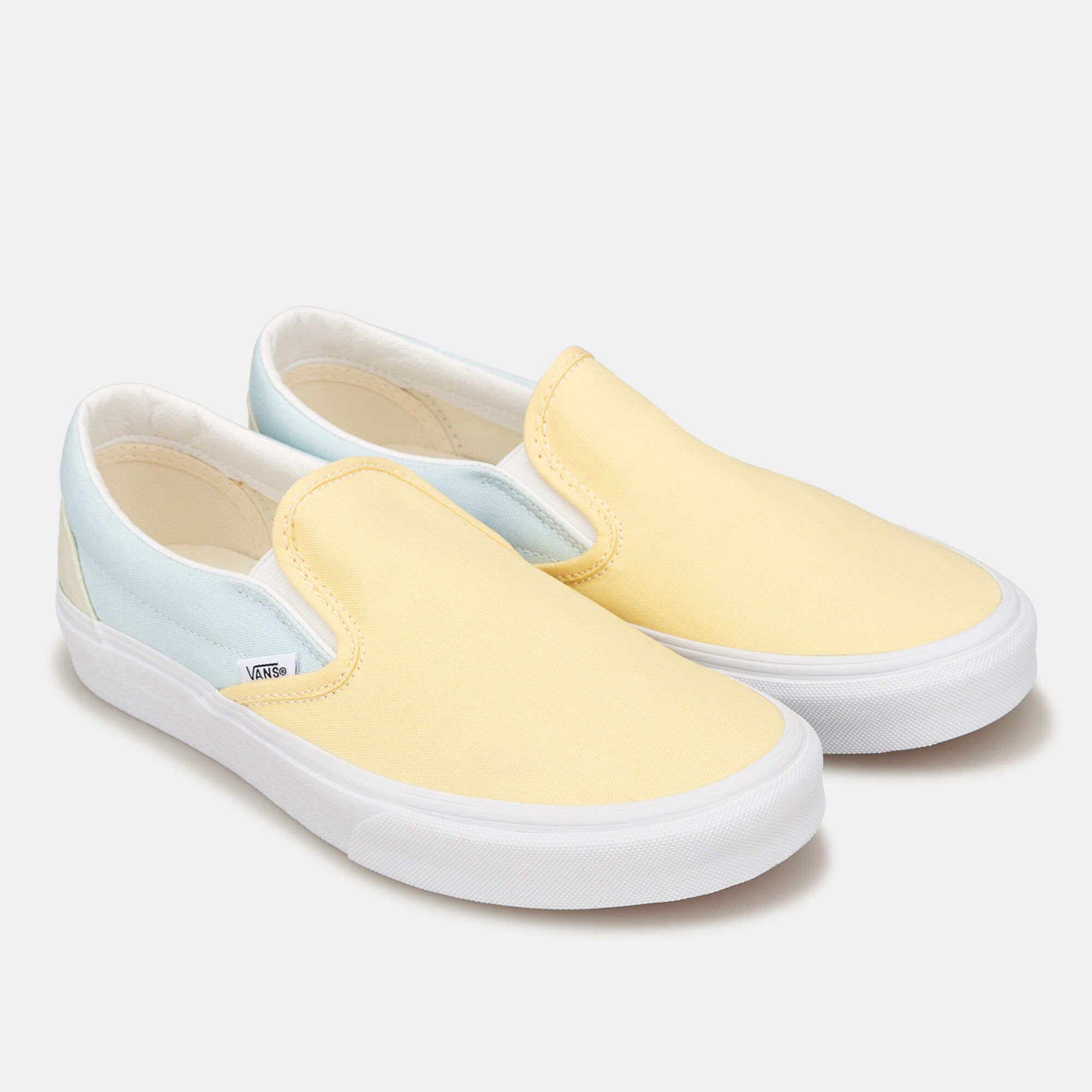 Yellow pastel vans top