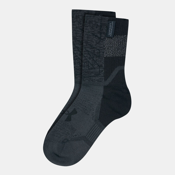 Under Armour ArmourDry™ Run Running Crew Socks Black Under Armour ArmourDry™ Run Running Crew Socks Black image number 0