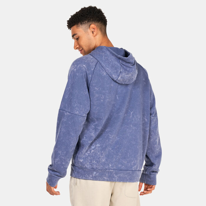 Nike Men's Dri-FIT Fleece Fitness Hoodie Purple Nike Men's Dri-FIT Fleece Fitness Hoodie Purple image number 1