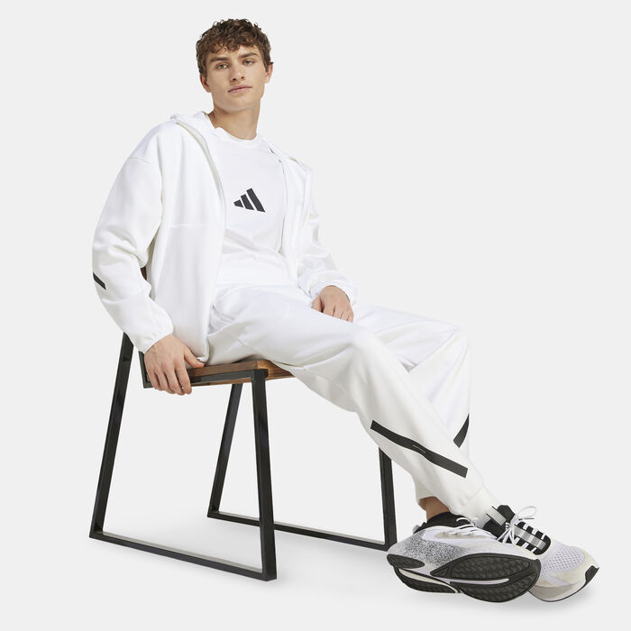 adidas Men's Z.N.E. Track Jacket White image number 2