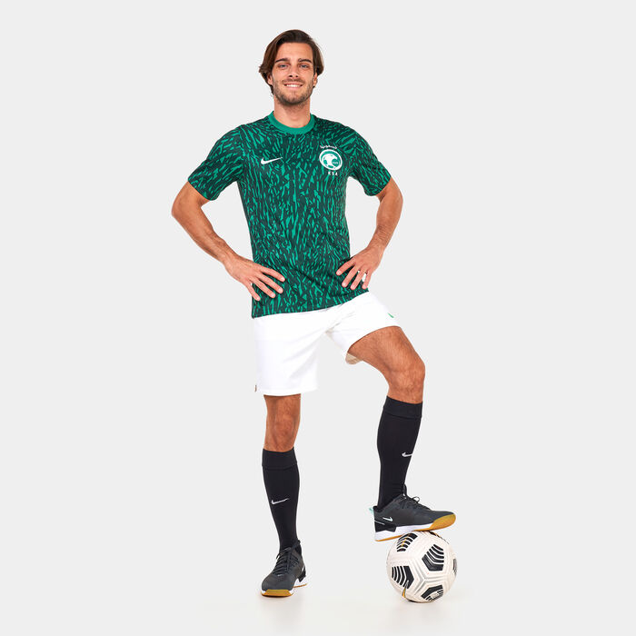 Nike Men's Saudi Arabia Stadium Away Jersey - 2022/23 Green Nike Men's Saudi Arabia Stadium Away Jersey - 2022/23 Green image number 2