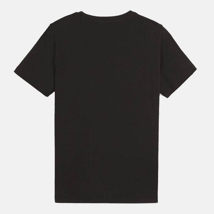 PUMA Kids' ESS+ Logo Lab Summer T-Shirt Black PUMA Kids' ESS+ Logo Lab Summer T-Shirt Black image number 1