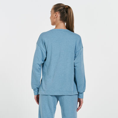 Nike Women's Yoga Sweatshirt Blue