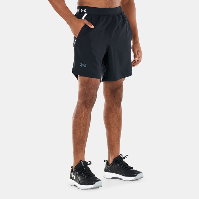Under Armour Men's UA Launch SW 7-inch WM Shorts Black image number 0