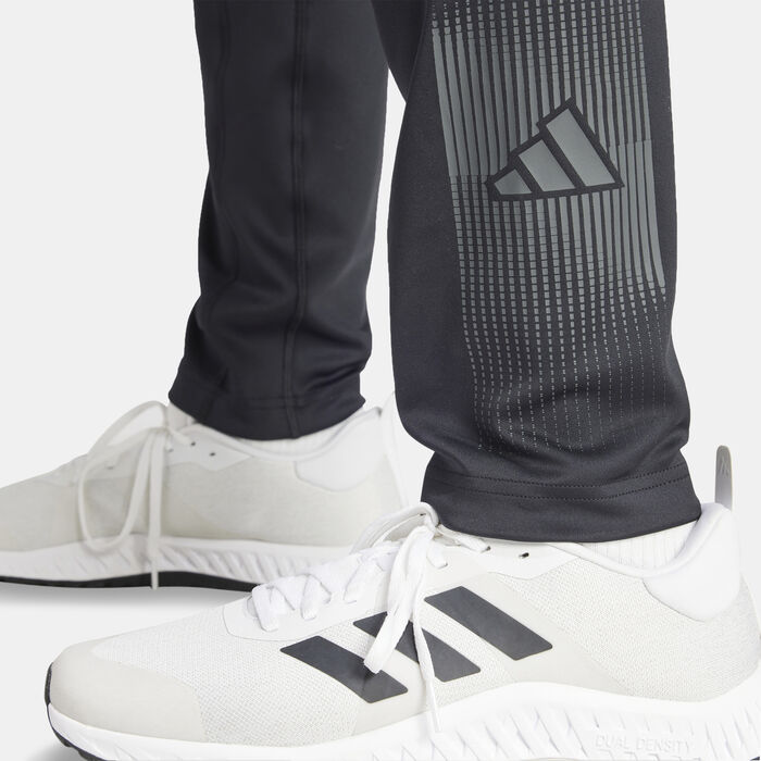 adidas Men's Gym+ Brand Love Training Joggers Black adidas Men's Gym+ Brand Love Training Joggers Black image number 3