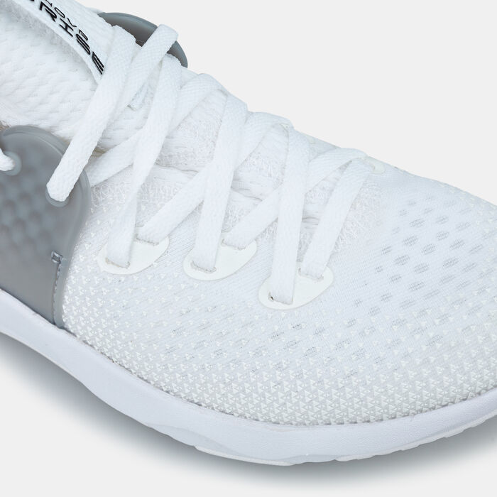 Under Armour Women's UA HOVR™ Rise 3 Training Shoe White Under Armour Women's UA HOVR™ Rise 3 Training Shoe White image number 4