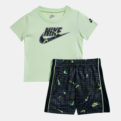 Nike Kids' Glow In The Dark Shorts Set (Baby & Toddler) Black