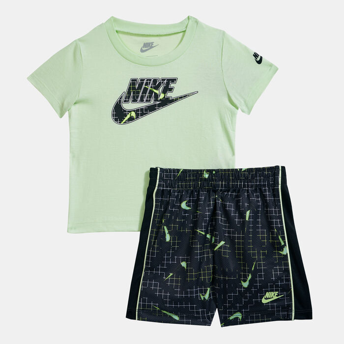 Nike Kids' Glow In The Dark Shorts Set (Baby & Toddler) Black Nike Kids' Glow In The Dark Shorts Set (Baby & Toddler) Black image number 0