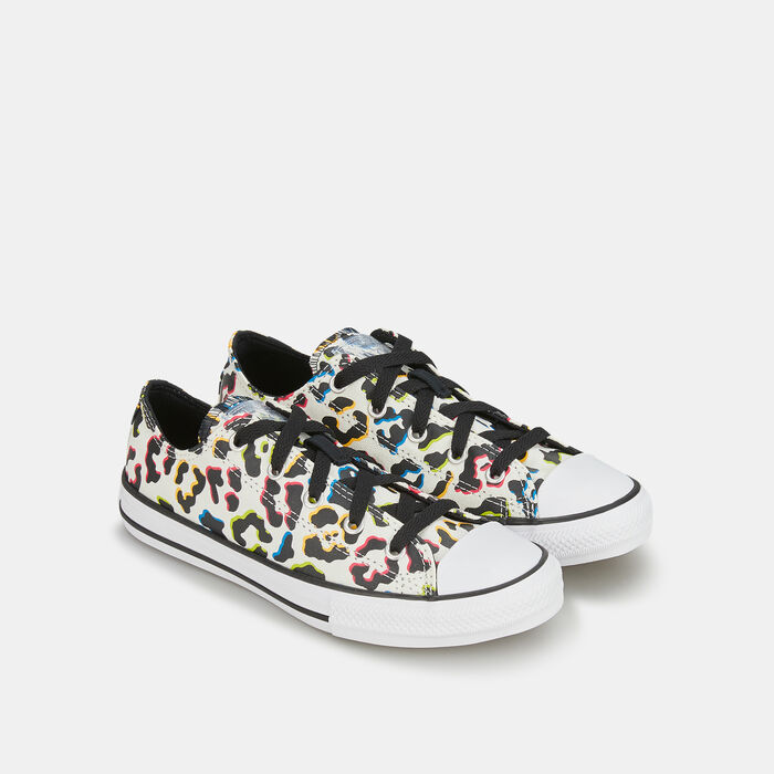 Converse Kids' Chuck Taylor All Star Leopard Print Canvas Unisex Shoe White image number 1