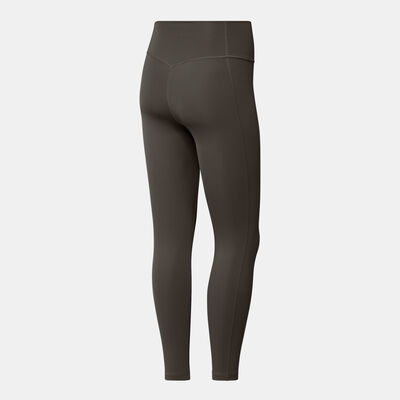 adidas Women's Optime 7/8 Training Leggings Brown adidas Women's Optime 7/8 Training Leggings Brown