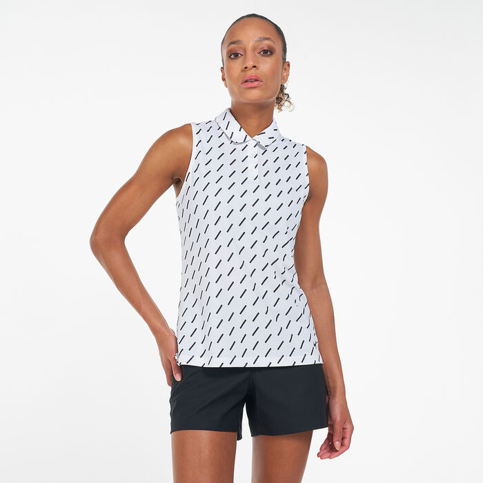 Nike Golf Women's Dri-FIT Victory Sleeveless Polo Shirt White Nike Golf Women's Dri-FIT Victory Sleeveless Polo Shirt White image number 0