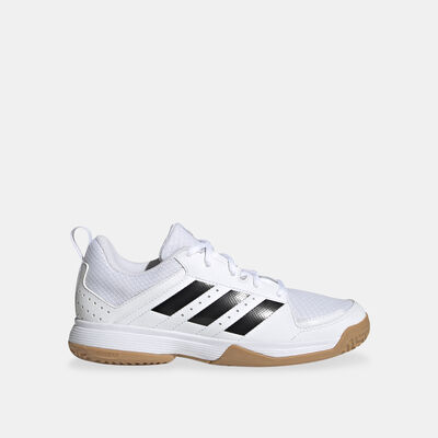 adidas Kids' Ligra 7 Indoor Court Shoes White