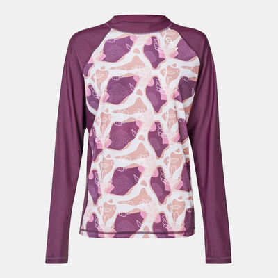 COEGA Women's Graphic Swimming Rashguard Red