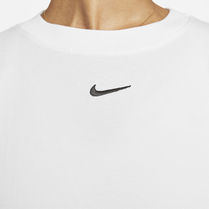Nike Women's Sportswear Essential T-Shirt Dress White Nike Women's Sportswear Essential T-Shirt Dress White image number 3