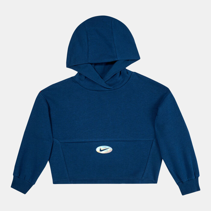 Nike Kids' Icon Clash Pullover Hoodie (Younger Kids) Blue Nike Kids' Icon Clash Pullover Hoodie (Younger Kids) Blue image number 0