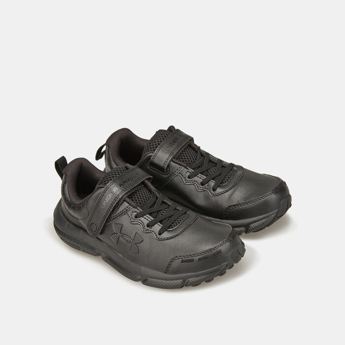 Under Armour Kids' UA Assert 10 AC Uniform Synthetic Running Shoe (Younder Kids) Black Under Armour Kids' UA Assert 10 AC Uniform Synthetic Running Shoe (Younder Kids) Black image number 2