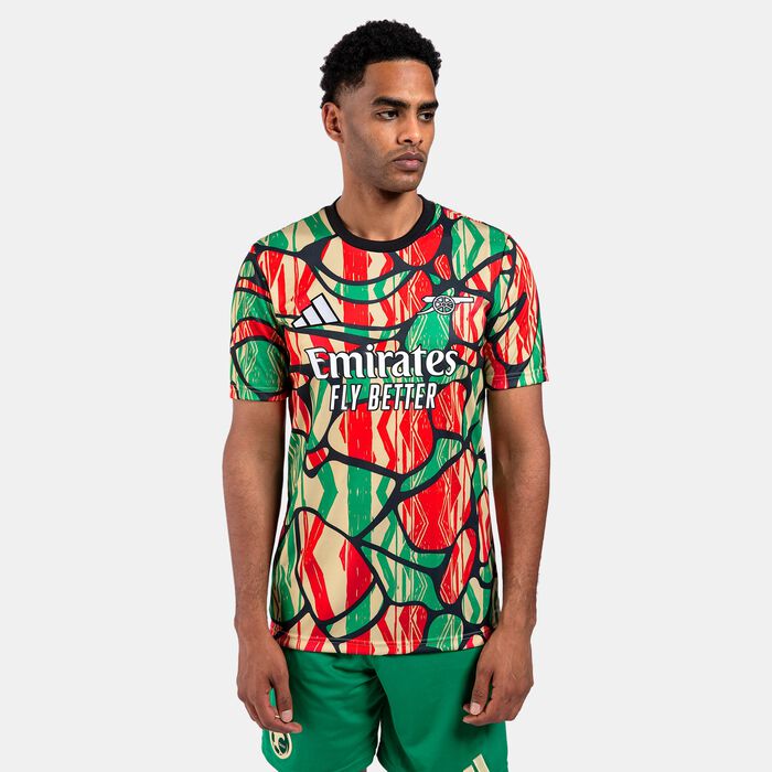 adidas Men's Arsenal Pre-Match Football Jersey Red image number 0