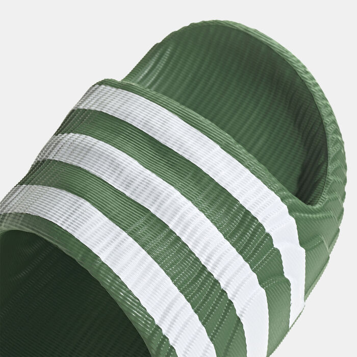 adidas Originals Men's Adilette 22 Slides Green adidas Originals Men's Adilette 22 Slides Green image number 4