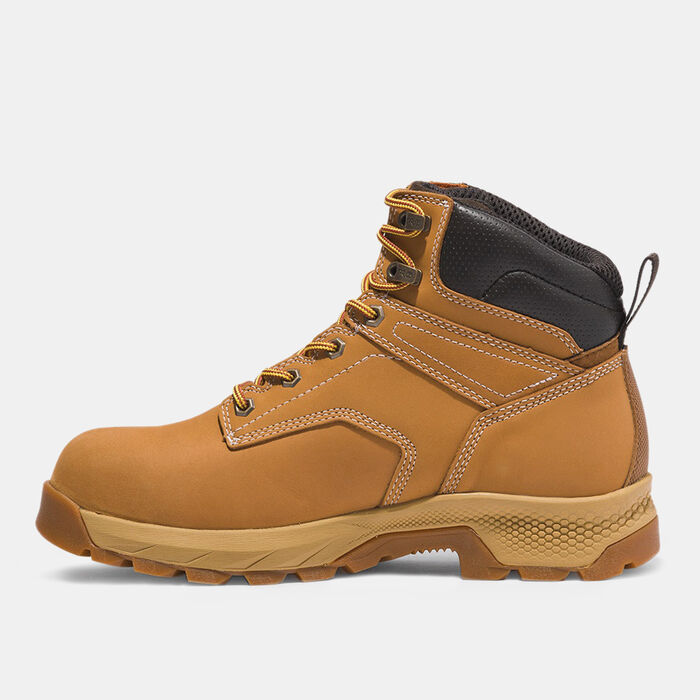 Timberland Women's TiTAN EV Waterproof Work Boots Brown image number 1