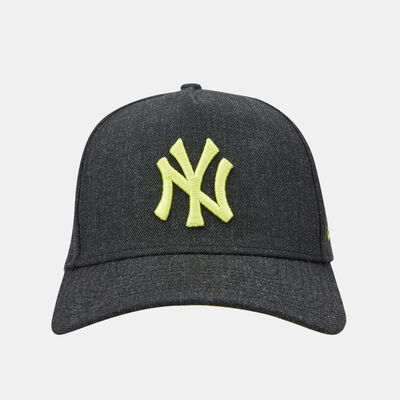 New Era Men's New York Yankees Heather Pop A-Frame Trucker Cap Black