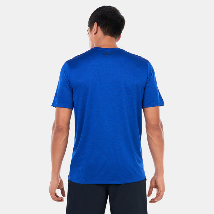 Under Armour Men's UA Tech Vent Training T-Shirt Blue Under Armour Men's UA Tech Vent Training T-Shirt Blue image number 1