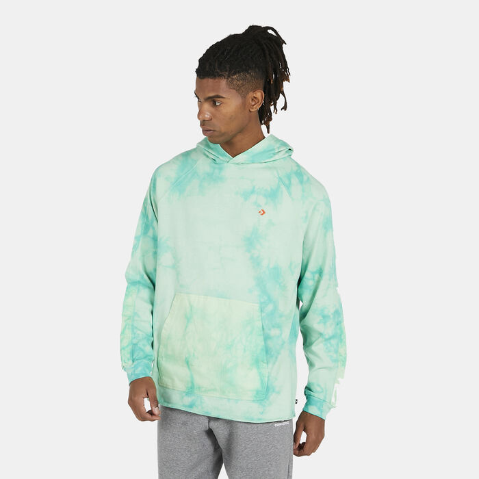 Converse Men's Marble Pullover Hoodie Green Converse Men's Marble Pullover Hoodie Green image number 0