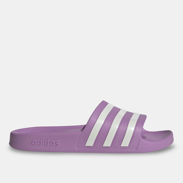 adidas Women's Adilette Aqua Slides Purple image number 1