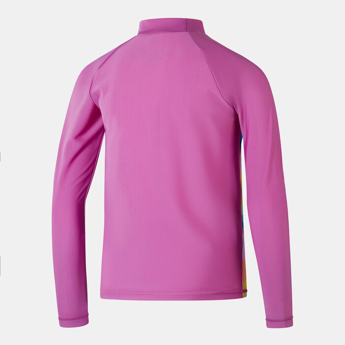 Speedo Kids' Long Sleeve Swimming Rashguard Pink Speedo Kids' Long Sleeve Swimming Rashguard Pink image number 1