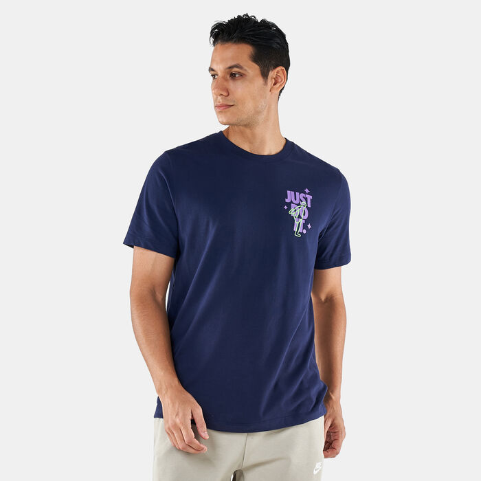 Nike Men's Dri-FIT Training T-Shirt Blue Nike Men's Dri-FIT Training T-Shirt Blue image number 1