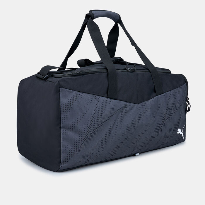 PUMA Men's individualRISE Medium Duffel Bag Black PUMA Men's individualRISE Medium Duffel Bag Black image number 2