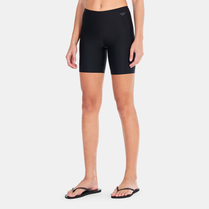 Speedo Women's Essential Bike Shorts Black Speedo Women's Essential Bike Shorts Black image number 0