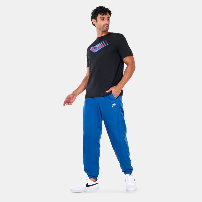 Nike Men's Sportswear Multi Swoosh T-Shirt Black Nike Men's Sportswear Multi Swoosh T-Shirt Black image number 2