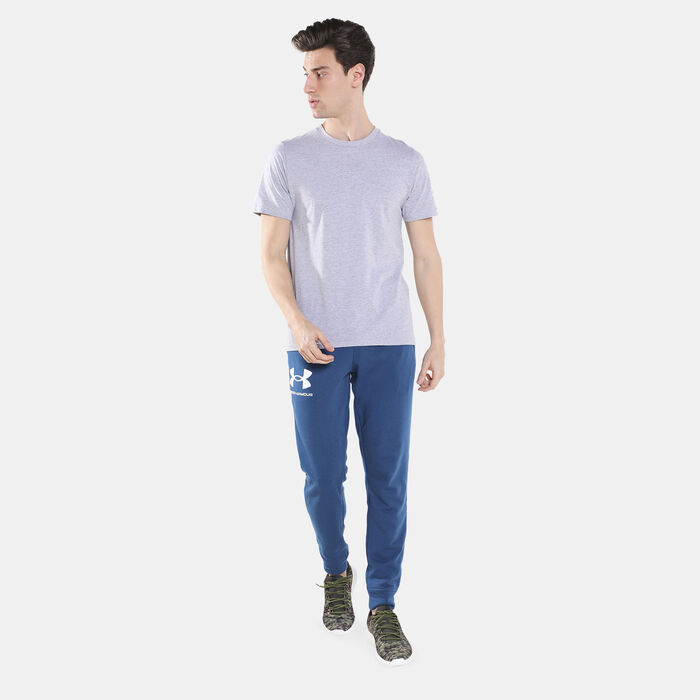Under Armour Men's Rival Terry Sweatpants Blue Under Armour Men's Rival Terry Sweatpants Blue image number 2