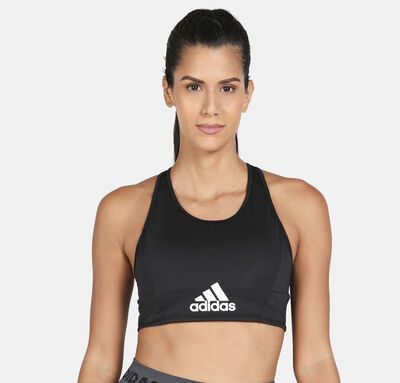 adidas Women's Aeroready Designed 2 Move Sports Bra Black