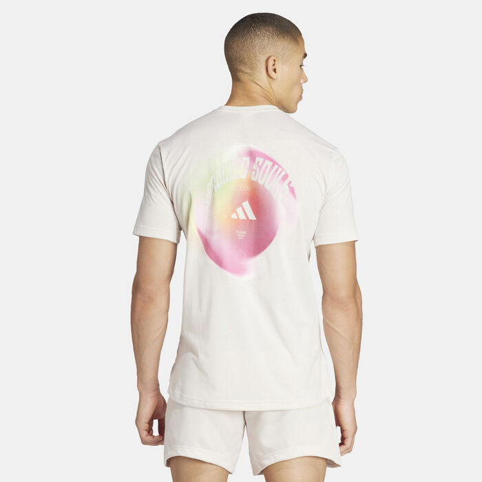 adidas Men's Yoga T-Shirt Beige image number 1