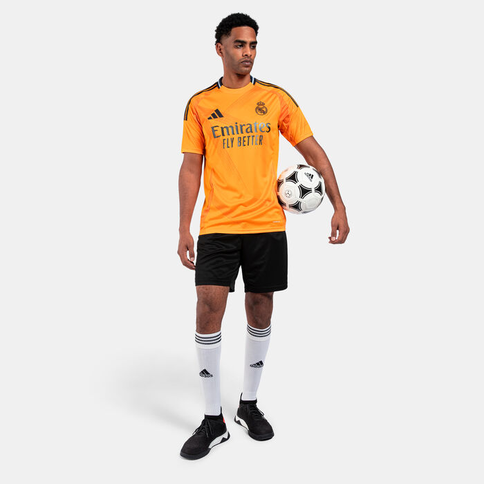 adidas Men's Real Madrid 24/25 Away Replica Football Jersey Orange adidas Men's Real Madrid 24/25 Away Replica Football Jersey Orange image number 2