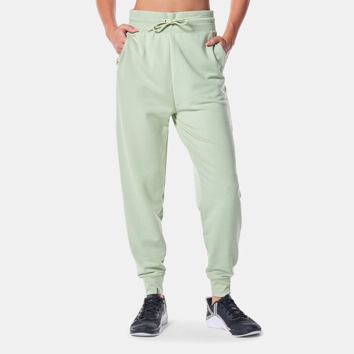 Nike Women's Dri-FIT One High-Waisted 7/8 Training Sweatpants Green Nike Women's Dri-FIT One High-Waisted 7/8 Training Sweatpants Green image number 1