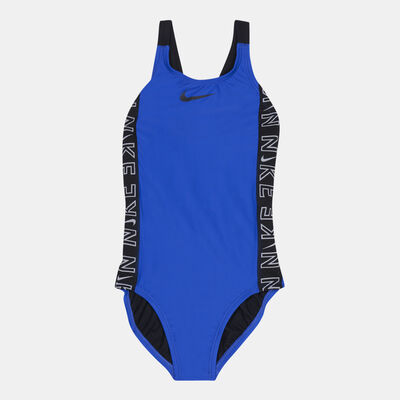 Nike Swim Kids' Fastback One-Piece Swimsuit Blue