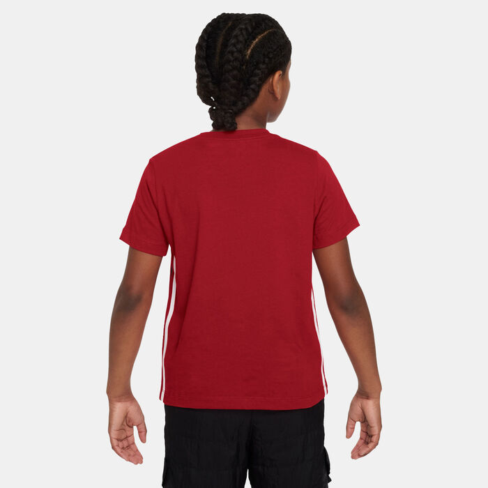 Nike Kids' Sportswear T-Shirt (Older Kids) Red Nike Kids' Sportswear T-Shirt (Older Kids) Red image number 1
