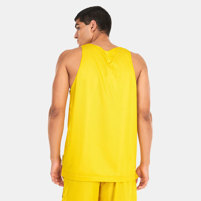 Nike Men's Dri-FIT Standard Issue Reversible Basketball Jersey yellow Nike Men's Dri-FIT Standard Issue Reversible Basketball Jersey yellow image number 1