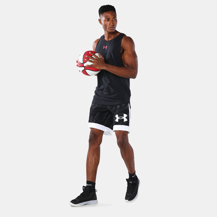 Under Armour Men's Baseline Cotton Tank Top Black Under Armour Men's Baseline Cotton Tank Top Black image number 2