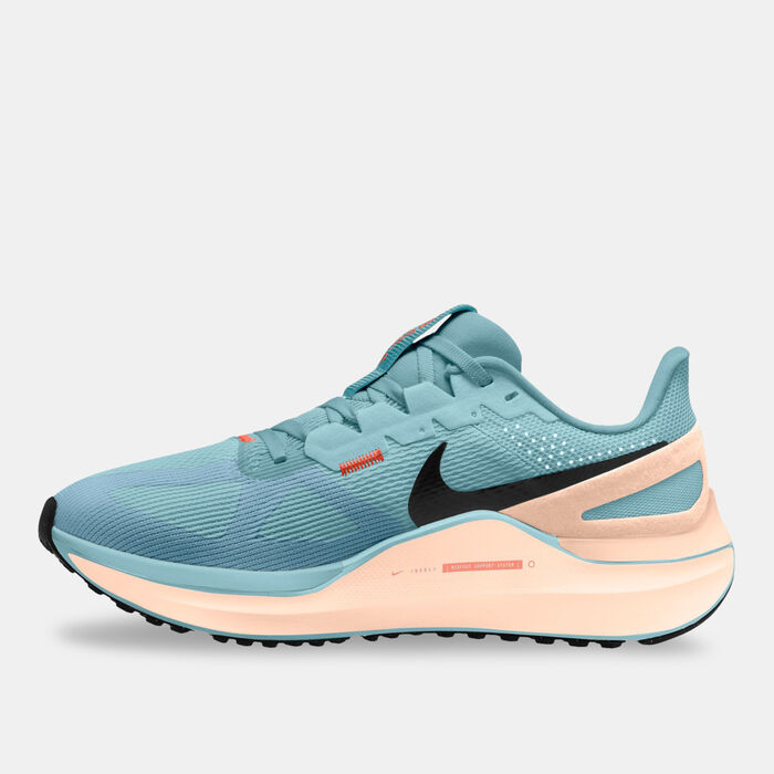 Nike Women's Air Zoom Structure 25 Shoe Blue image number 1