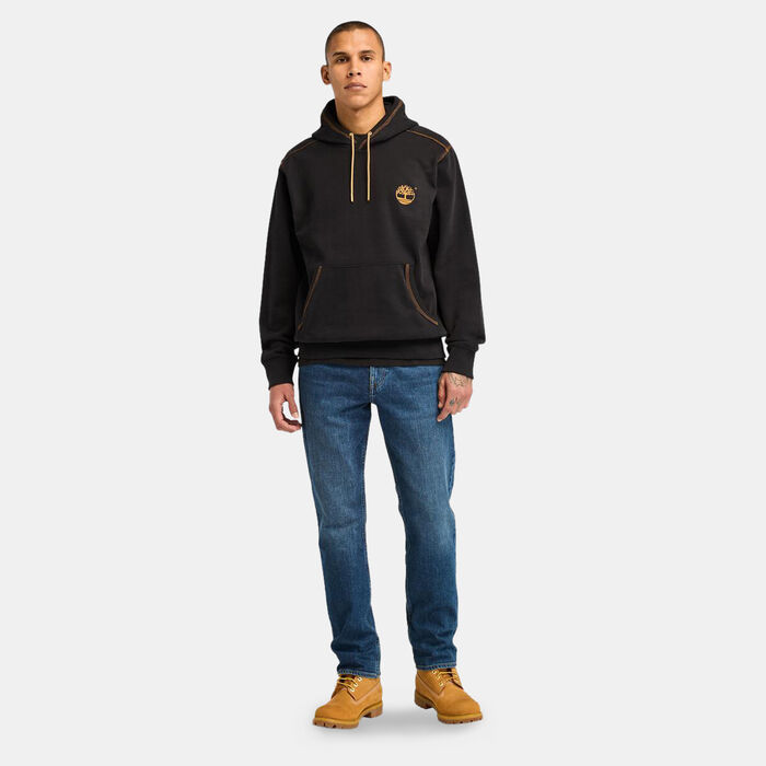 Timberland Men's Logo Hoodie Black image number 2