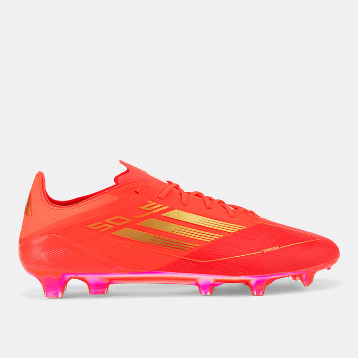 adidas Men's F50 Elite Mo Salah Firm Ground Football Shoes Red image number 0