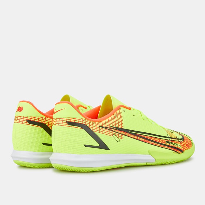 Nike Men's Vapor 14 Academy Indoor Court Football Shoe yellow image number 2