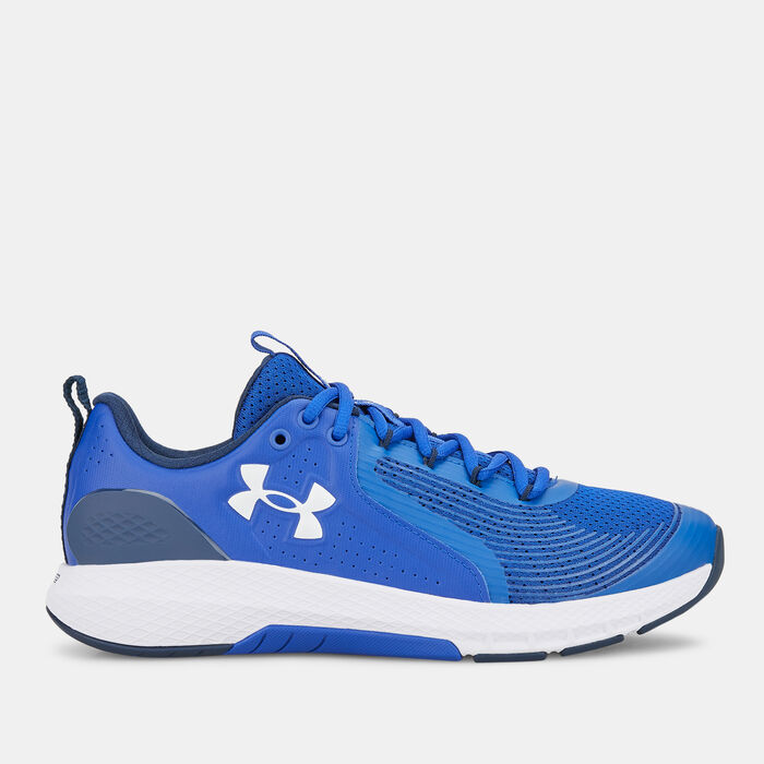 Under Armour Men's UA Charged Commit 3 Training Shoe Blue Under Armour Men's UA Charged Commit 3 Training Shoe Blue image number 0