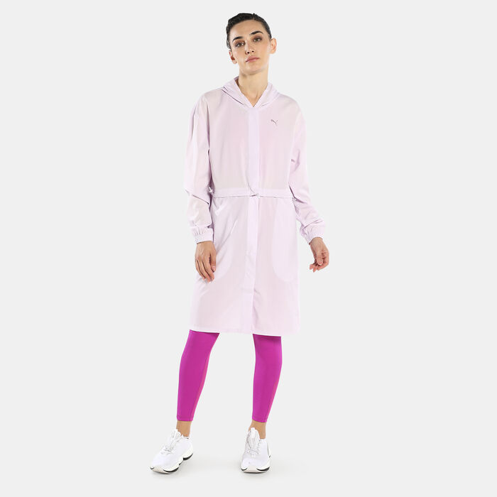 PUMA Women's Studio Flow Training Jacket Pink image number 0