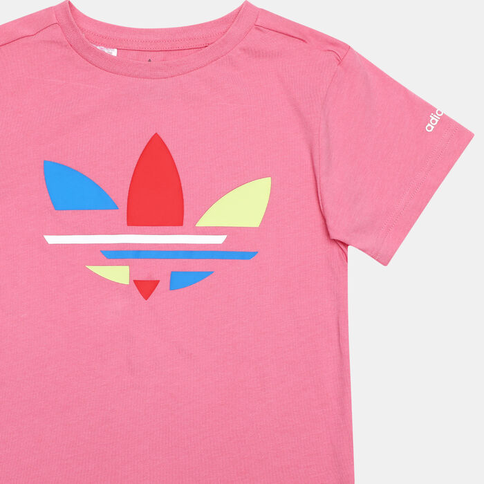 adidas Originals Kids' Adicolor T-Shirt Red adidas Originals Kids' Adicolor T-Shirt Red image number 2