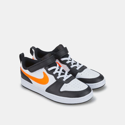 Nike Kids' Court Borough Low 2 Shoe (Younger Kids) White