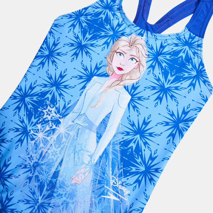 Speedo Kids' X Disney Frozen 2 Elsa Splashback Swimsuit (Baby & Toddler) Multi image number 2